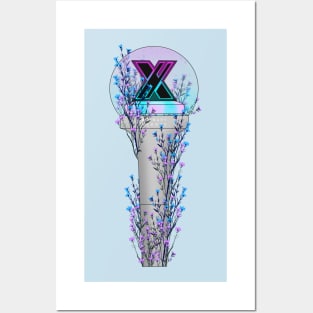 Xdinary Heroes Floral Lightstick kpop Posters and Art